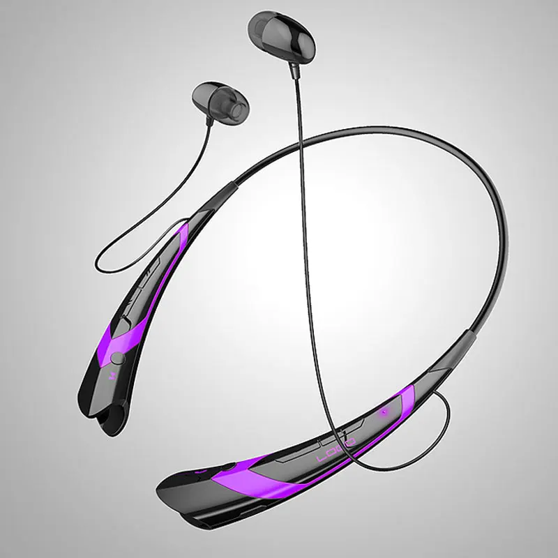 Bluetooth-наушники с шейным ободом Беспроводные спортивные стереонаушники гарнитура