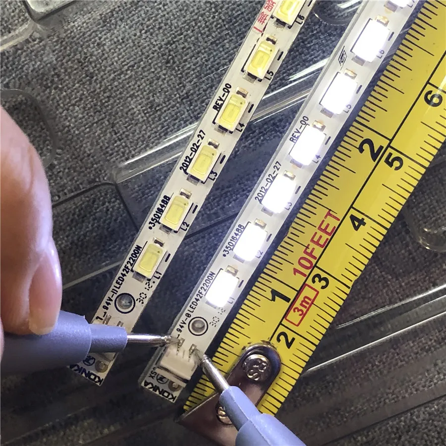 6 шт. светодиодная лампа для konka LED42F2200NE 35017077 35016488 37020153 72000023YT 57LED 478 мм 100%