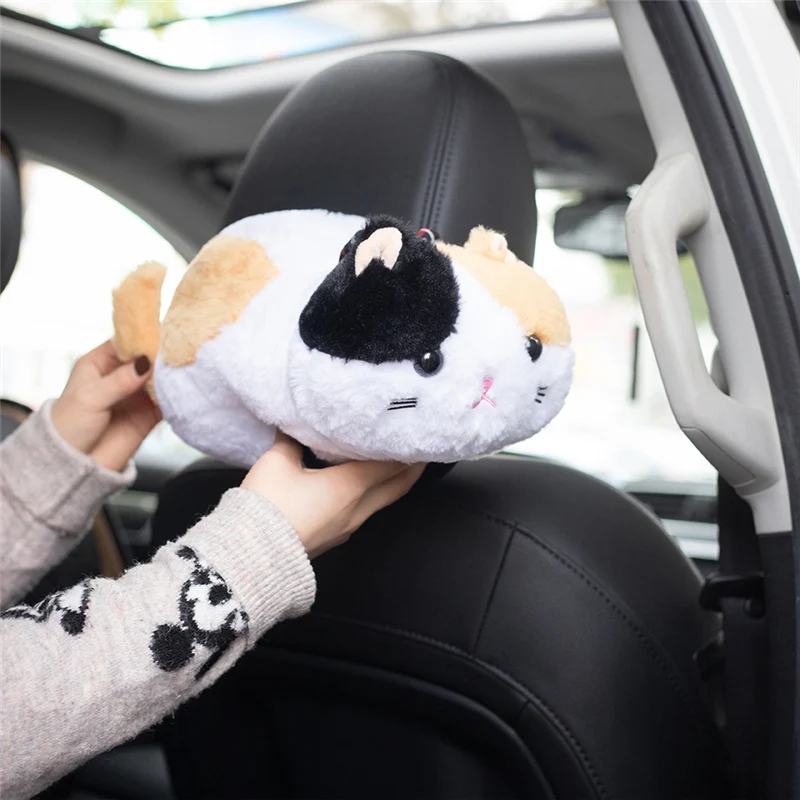 Симпатичные плюшевые съемные бумажные коробки с животными подставка для