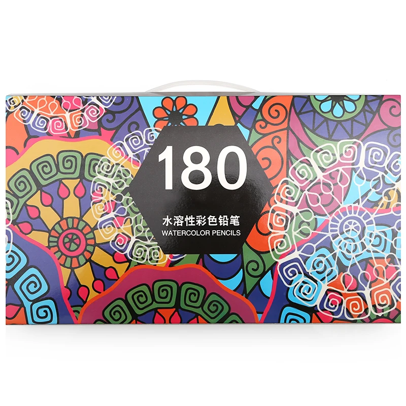 Профессиональные акварельные карандаши набор из 120 /180 художественные для