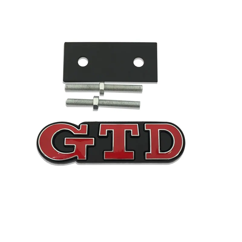 Металлическая 3d-наклейка GTD эмблема передней решетки радиатора наклейки на
