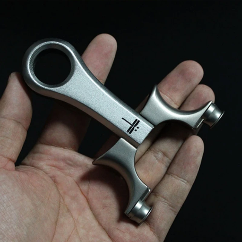 Precision TC21 Titanium Alloy Slingshot Catapult with Flat Rubber Band Powerful Hunting Shooting Sling shot Adjustable Bow Head | Спорт и