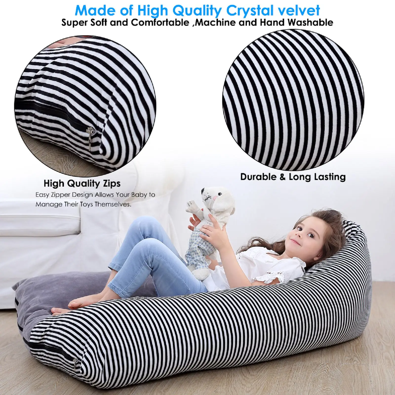 Большой 2in1 чучело кукла плюшевые игрушки сумка для хранения текстильный