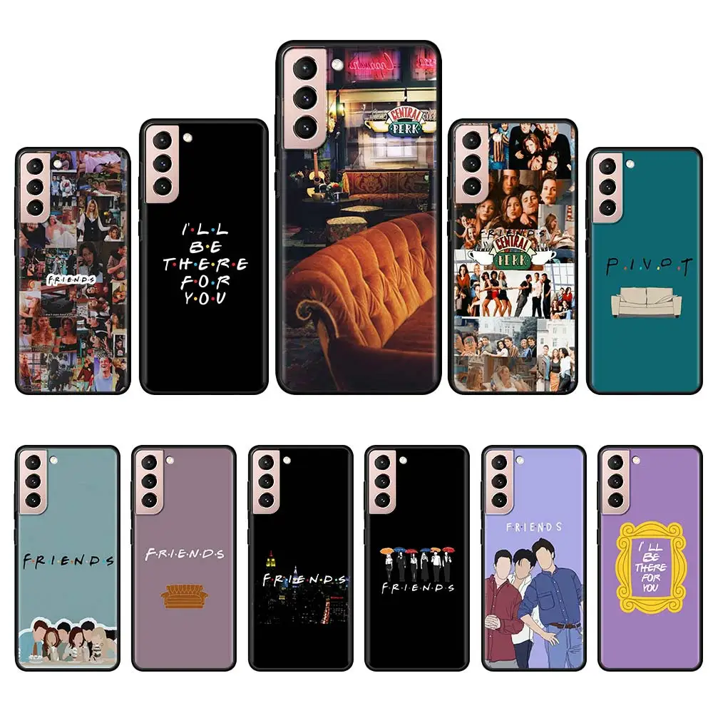 

Friends TV Central Coffee Cases for Samsung S20 S21 S10 S8 S9 Plus S21 S20 Ultra S10 S10e S20 FE Black Soft Silicone Couqe Capa