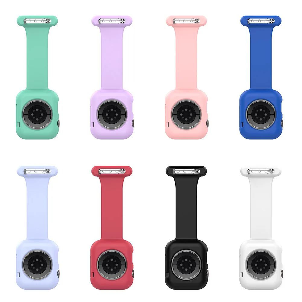 Силиконовый ремешок-брошь для браслета Apple Watch 38/42 мм серии 7/6/5/4/3/2/1/SE Доктор Медсестра Браслет-ремешок на запястье.