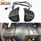 Переключатель рулевого колеса из углеродного волокна, для Mitsubishi Lancer EX 10, Lancer X, Outlander, ASX, Colt, Pajero Sport