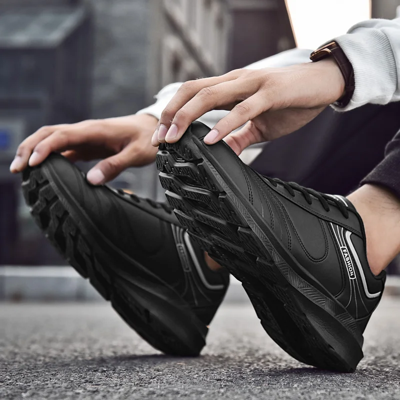 

winter shoes men's low-top flat shoes white shoes high-quality breathable middle-aged and elderly leather shoes casual shoes