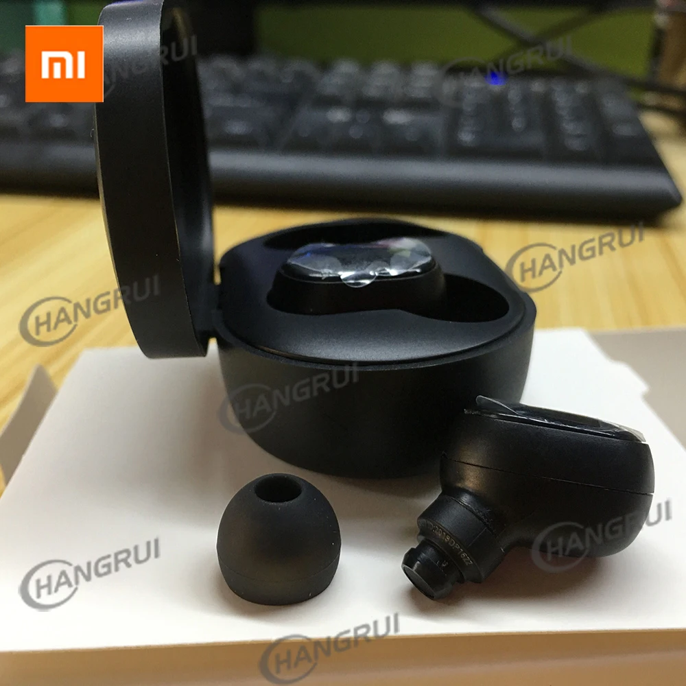 Оригинальные наушники Xiaomi Redmi Airdots Bluetooth 5,0, TWS, настоящие Беспроводные наушники с управлением ии, наушники с микрофоном
