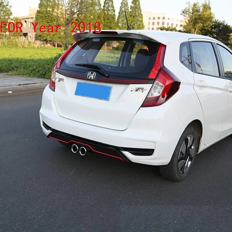 Automovil модифицированный Стайлинг молдинги модификация тюнинг передний автомобиль губы задний диффузор бамперы 14 15 16 18 для Honda Fit