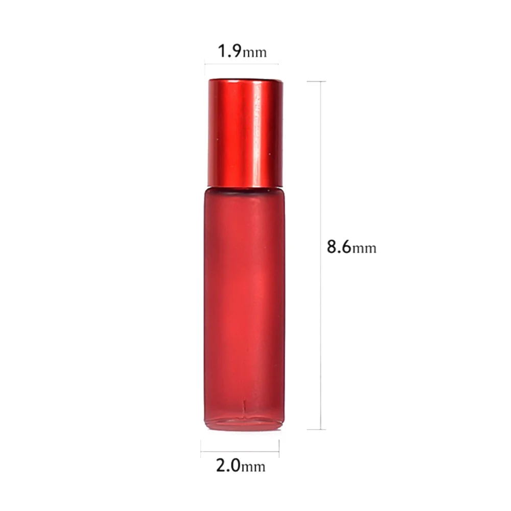 

1 Set of 10ml Essential Oil Roller Bottles Portable Colorful Roller Bottles