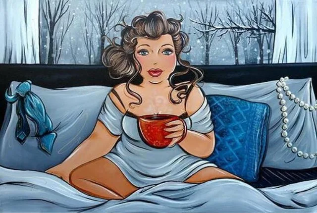 

Diy Diamond Painting Stickers Diamond Embroidery Living Room Background Wall Painting Bedroom Painting Plump Beauty Vacation