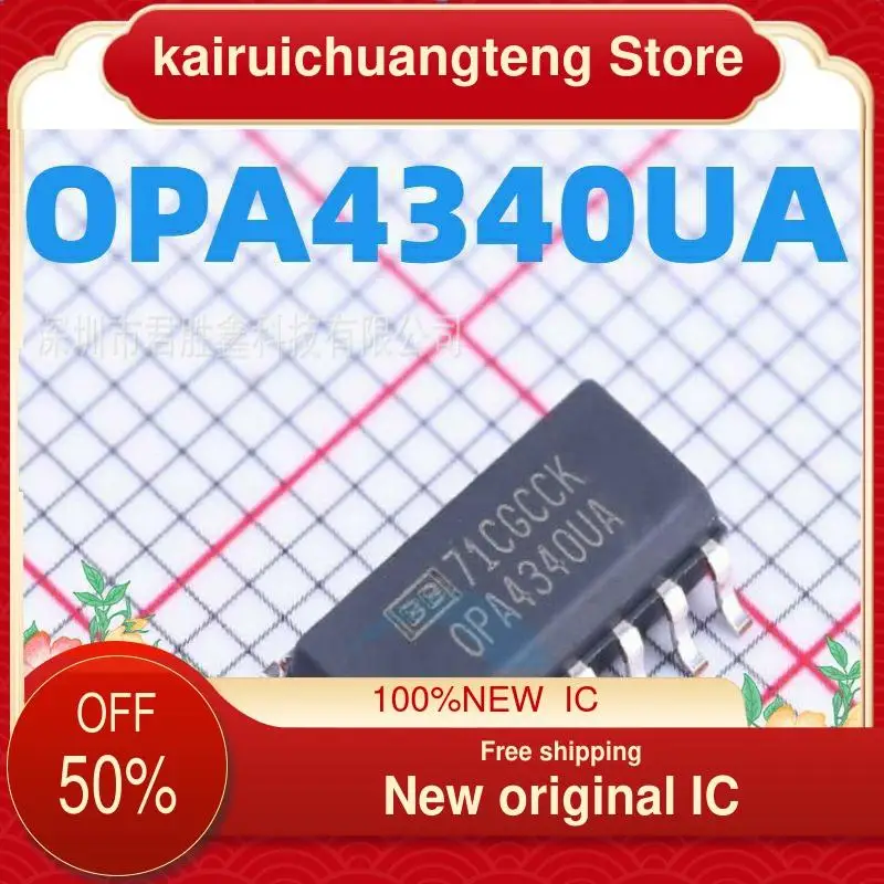 

(1 шт.) OPA4340 OPA4340UA новый оригинальный IC