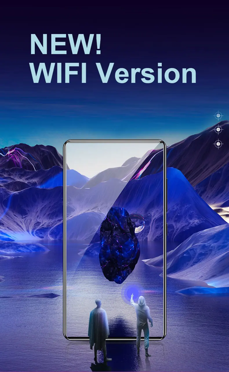 JWD orginial wifi Bluetooth MP4 плеер MP3 MP5 воспроизведение музыки ips полный сенсорный экран 5,0 дюймов