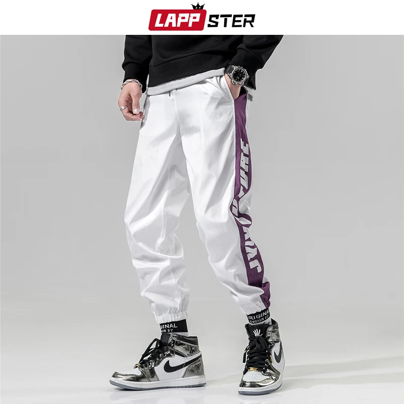 Джоггеры LAPPSTER мужские модель 2020 года спортивные брюки в полоску по бокам стиле