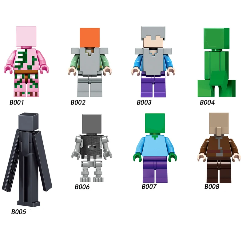 

Removable children's puzzle assembling building blocks minifigure cartoon characters universal children's toys