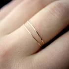 Гладкое обручальное кольцо, 1 шт., из титановой стали, цвета розового золота, 1 мм