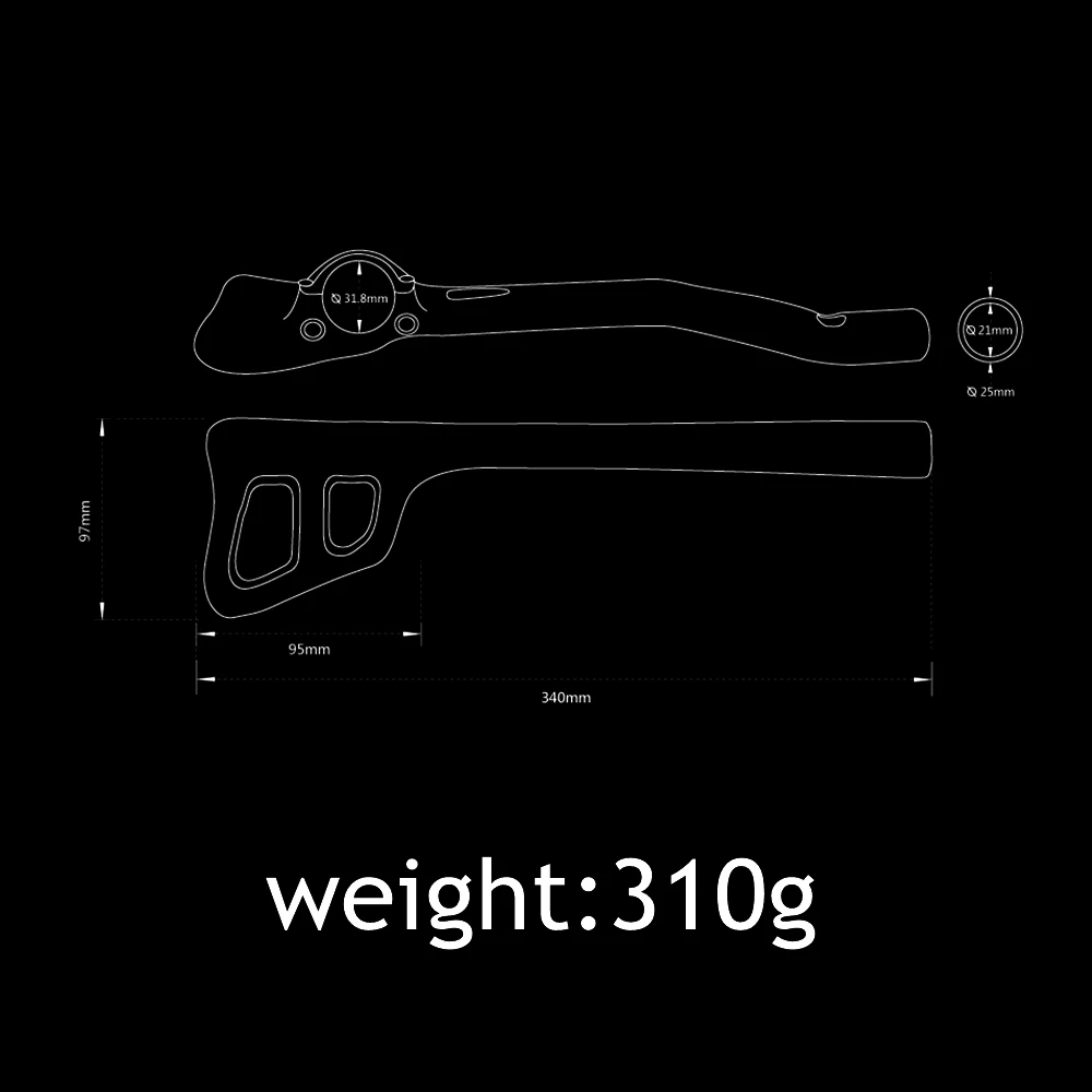 

TOMTOU Full 3K Carbon Rest Handlebar Bicycle Handlebar For TT Bike Handlebar Cycling Road Parts - TX7T02