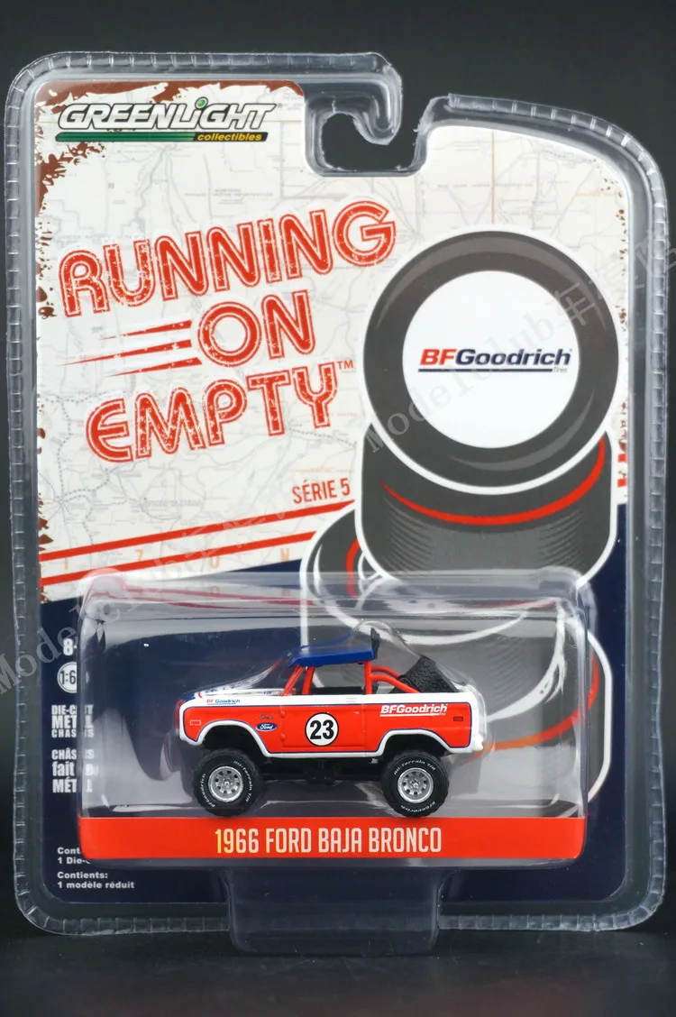 

Автомобили GreenLight 1/64 1966 Ford Baja Bronco Коллекционная версия металлическая литая модель автомобиля детские игрушки подарки
