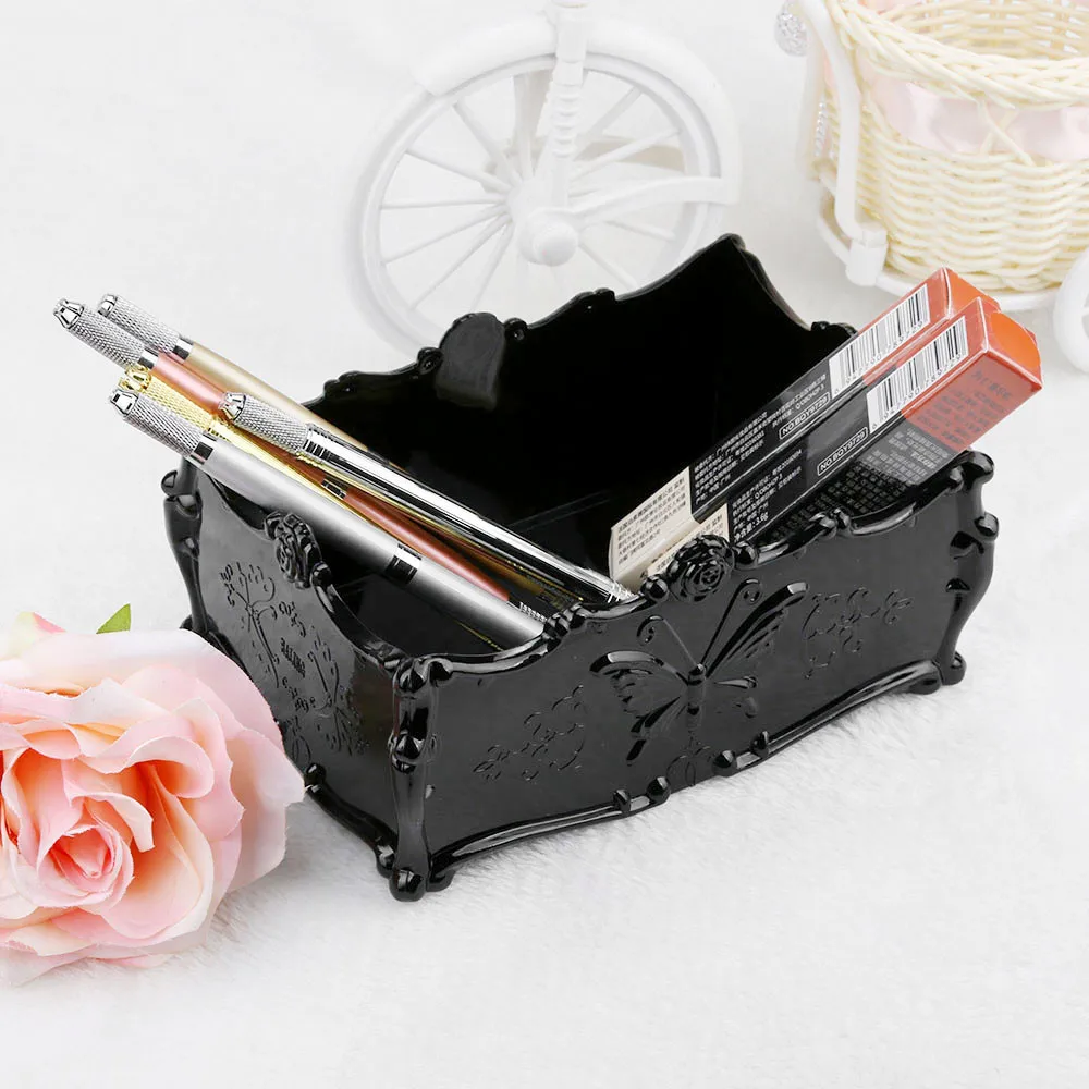 1PC high quality Acrylic ClearMakeup Cosmetic Storage Box Case Brush Pen Pencil Holder Makeup Jewelry Organizer Box#25 | Дом и сад
