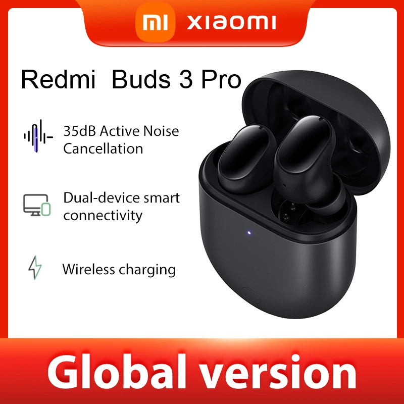 New Global version Xiaomi Redmi Buds 3 Pro TWS Bluetooth Earphones Wireless headphones 35dB ANC Dual-device Redmi Airdots 3 Pro