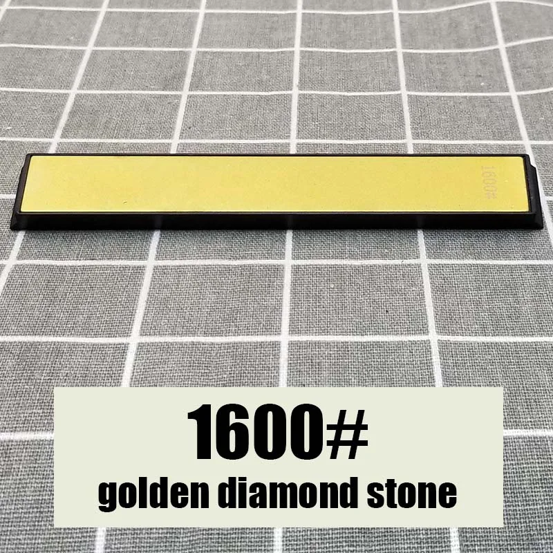 120 3000 8000 10000 grit golden diamond sharpening stone fine grinding polishing knife sharpener - Цвет: diamond 1600 grit