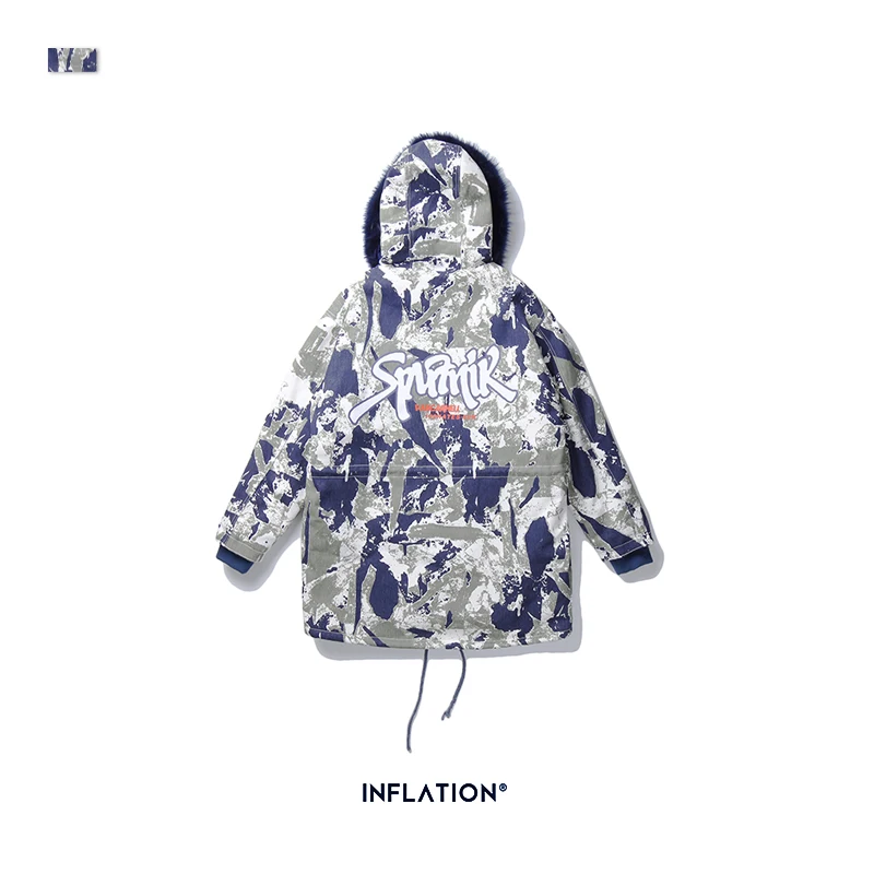 Зимняя мужская джинсовая куртка и пальто камуфляжная Толстая Теплая Флисовая с