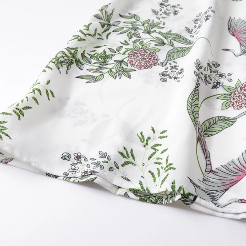 Женское платье на шнуровке GOPLUS шифоновое винтажное с длинным рукавом и цветочным