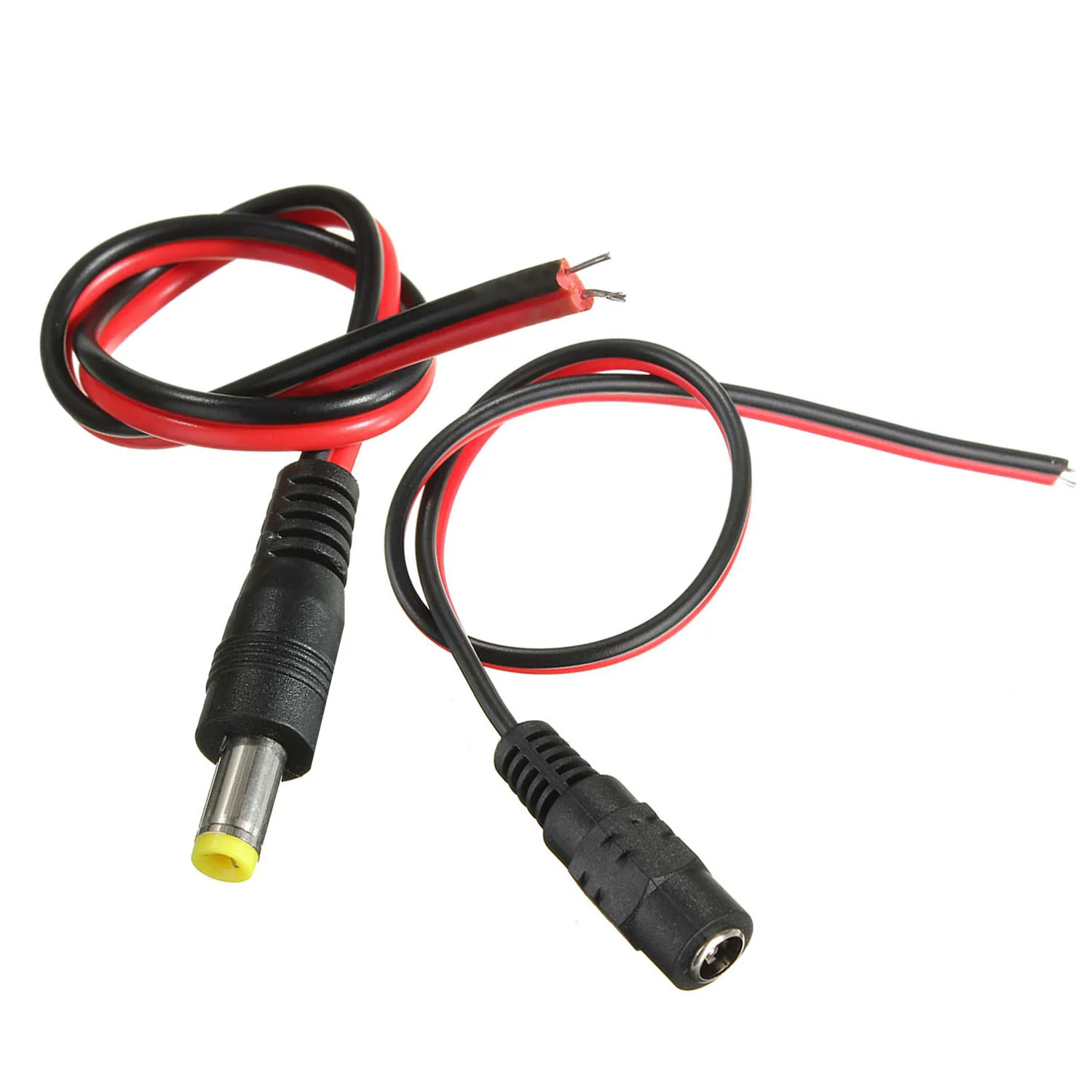 

20 pcs 5.5 x 2.1mm Male DC Power Jack Plug CCTV Camera power connection line