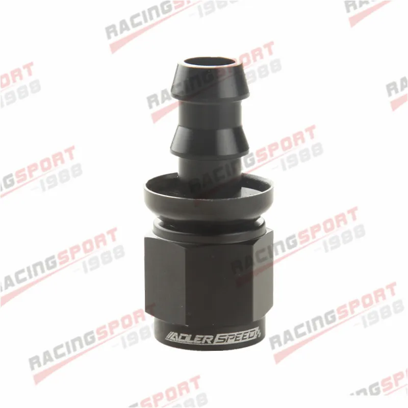 AN4 AN6 AN8 AN10 AN12 Ступень 45 90 180 Прямой фитинг для шланга с замком алюминий красный