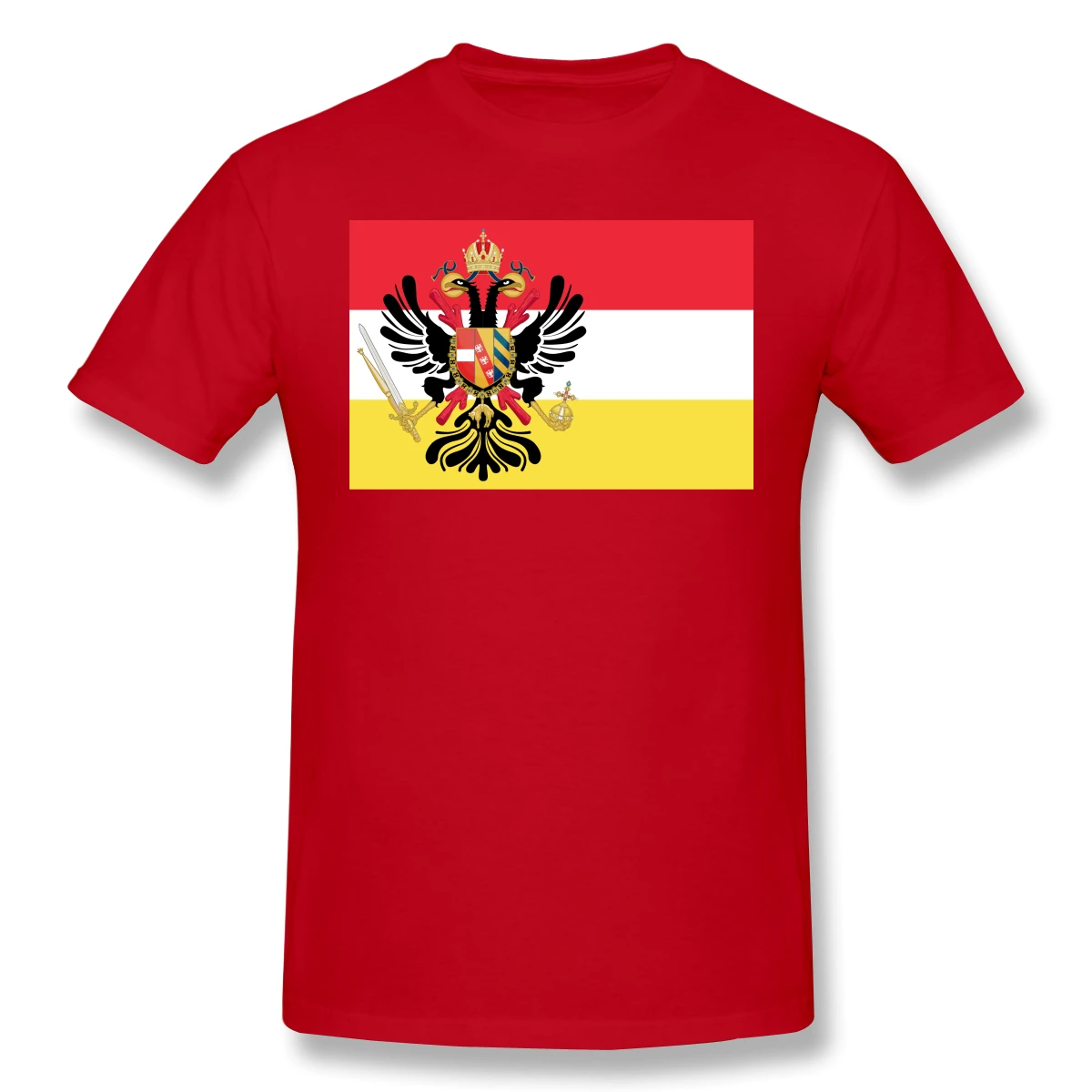 

Austrian Low Countries Flag Funny Novelty Men's Basic Short Sleeve T-Shirt Belgian Tees Tops European Size