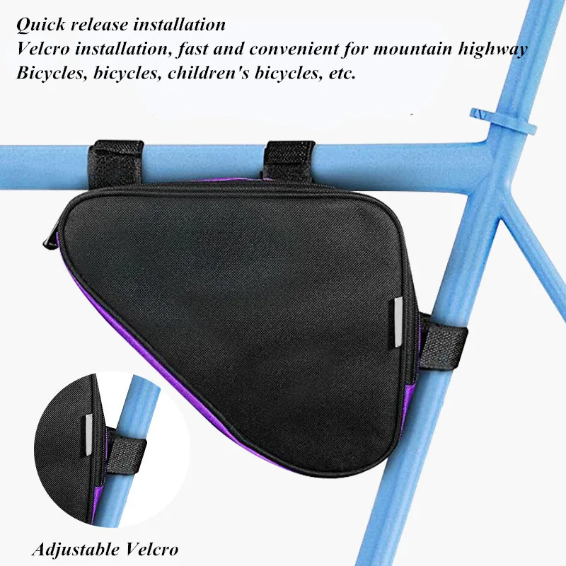 mountain bike tail bag waterproof riding tripod upper tube beam bag mobile phone storage bike parts accessories 28x18x5cm free global shipping