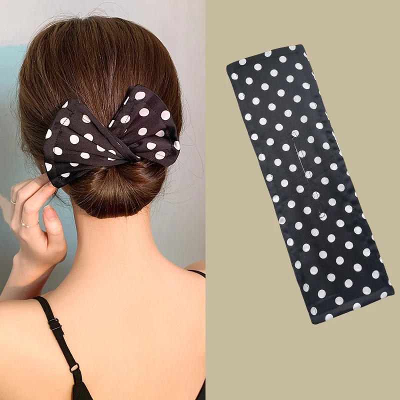 

1pc Deft Hair Bun Headband Hair Clip Fashion Convenient Hair Claws Hair Styling Tools Buns For Women Girls Hair Accessories