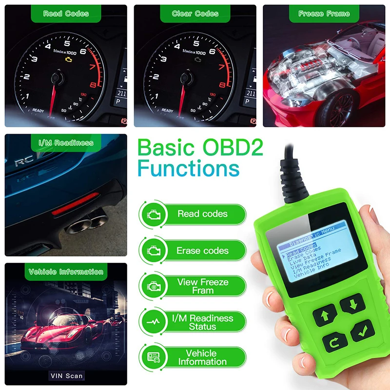 Obd2 сканер диагностический для Авто obd 2 Автомобильный Универсальный Obdii