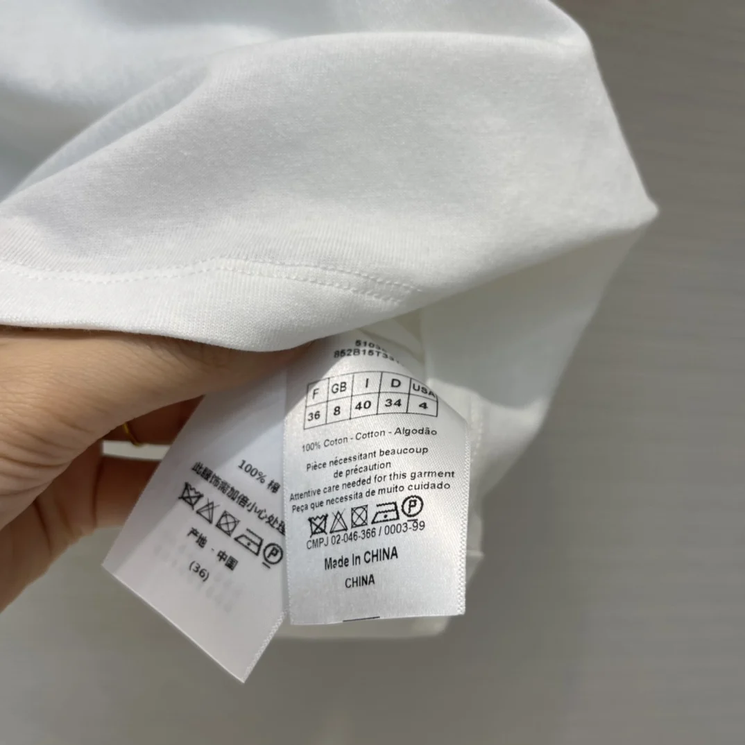 

High-end Brand Short Sleeve Tops Women 2021 New O-neck Contrast Color Cotton T-Shirt Spring Versatile Letter Love Print Tops Tee