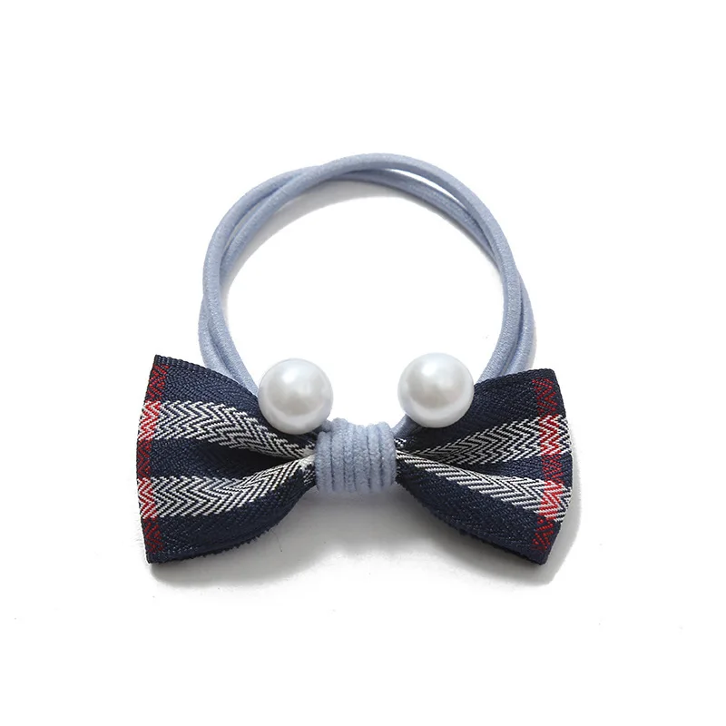 

Korean Style Autumn Winter New Hot Selling Fabric Bowknot Butterfly Hair Band Pear Hair Rings Hair Rope Women Girls Hair Rings