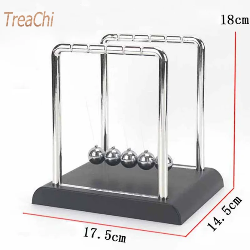 Квадратное дно Ньютона качели бильярдный сенсорный шар из нержавеющей стали