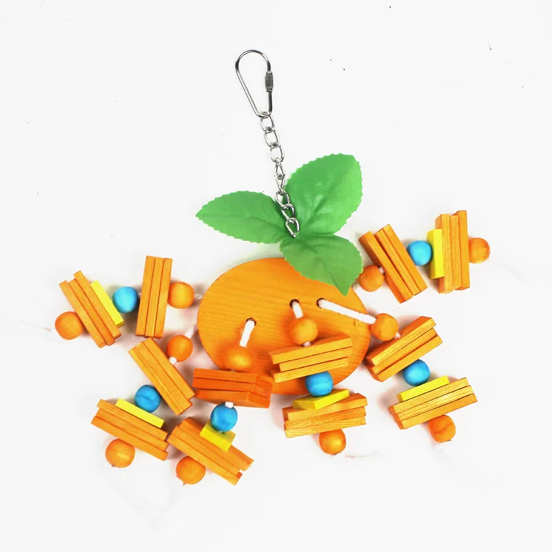 Игрушечная птица жевательная игрушка для питомцев попугаев попугая красочные