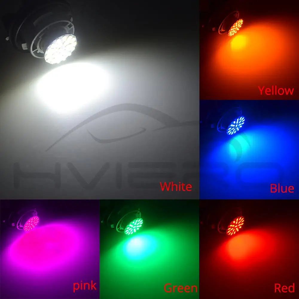 1156 BA15S 1157 BAY15D P21W 1206 22SMD Белый Автомобильный светодиодный стоп-сигнал, стояночный светильник, Автомобильный светодиодный фонарь, задний фонарь, 12 В постоянного тока