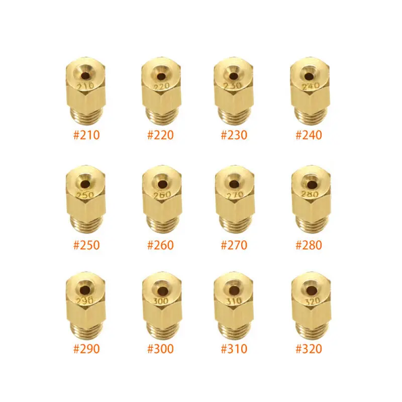 

Parts Carburetor Main Jets Kit Set For Flat Slide For Large Hex For Mikuni VM TM Carb