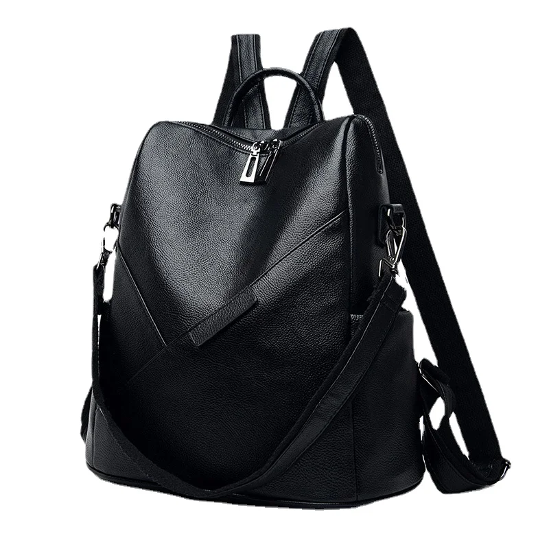 

Рюкзак женский, из натуральной кожи, большой вместимости