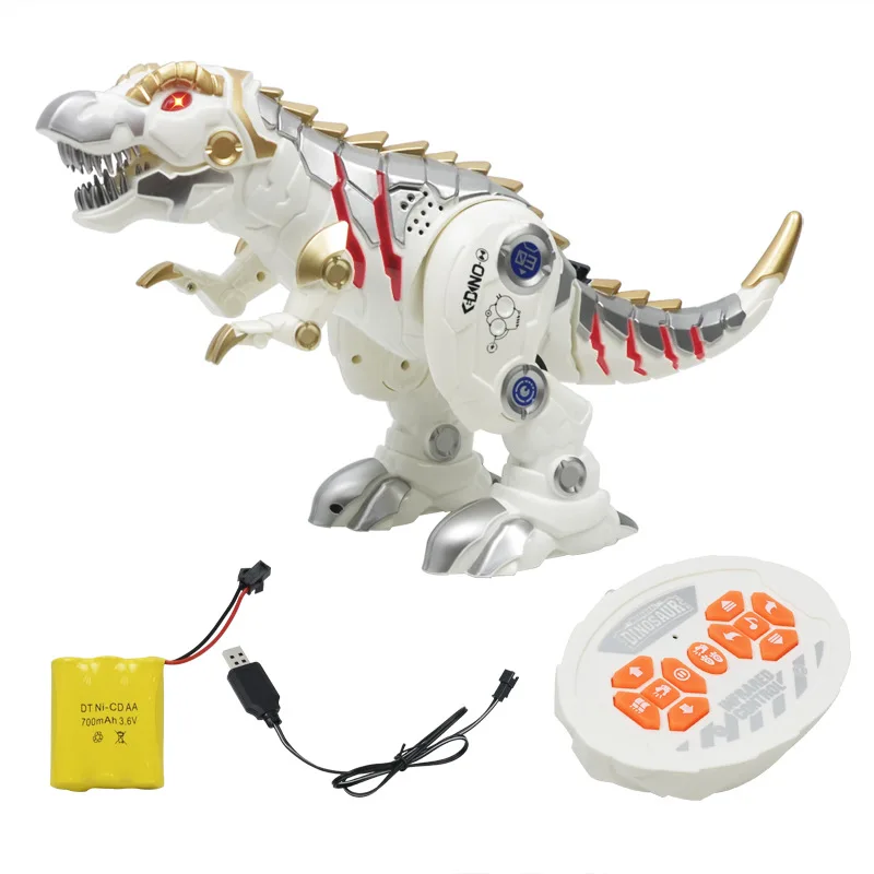 

New RC Electronic Pet Dinosaur Toys Simulation Machinery Intelligent Robot USB Charging Lights Music Educational For Boys Toys