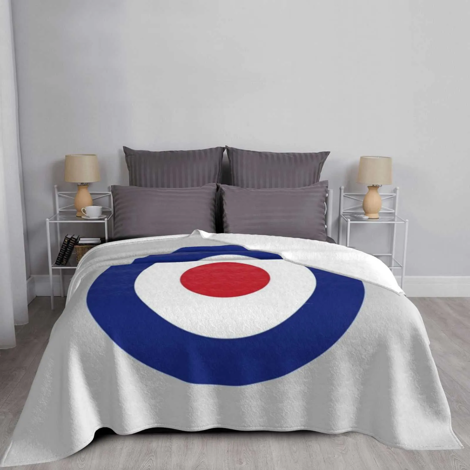 Новинка 947 г. модное мягкое одеяло с принтом в стиле времен Второй мировой войны