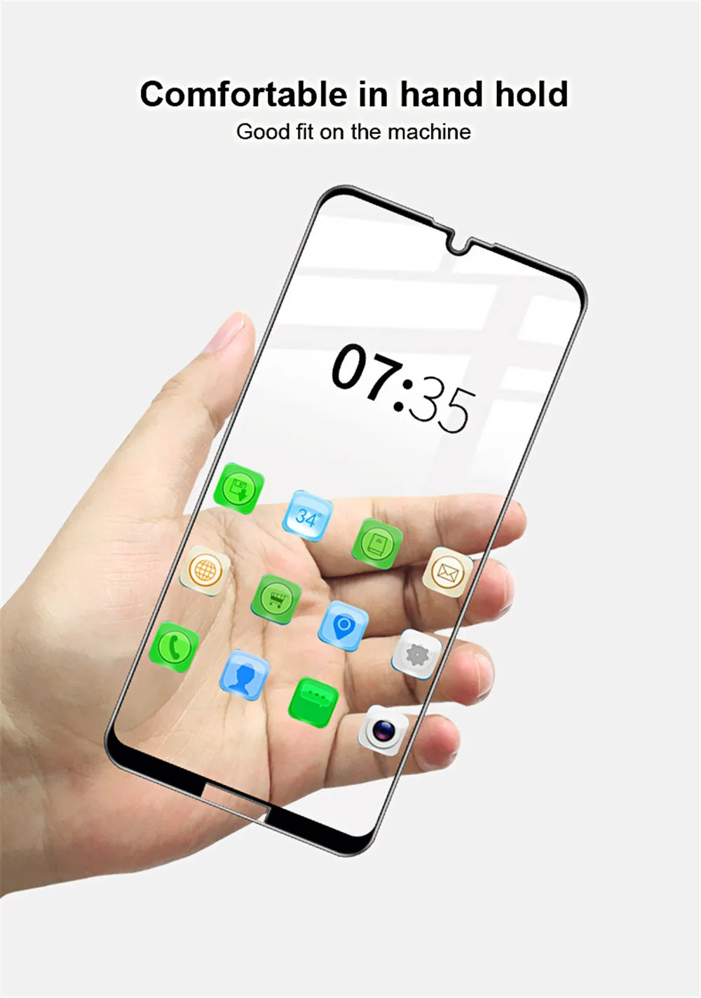 Imak Оригинальное полное Покрытие закаленное стекло на для Huawei Honor 8S Стекло на Huawei Y5 стекло Защитная стеклянная пленка 5.71 дюйма