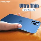 Чехол для iPhone 13, 12, 11 Pro Max, ультратонкий, матовый, полипропиленовый, прозрачный, противоударный, для iPhone X, S, XR, 6, 7, 8 Plus, SE Mini