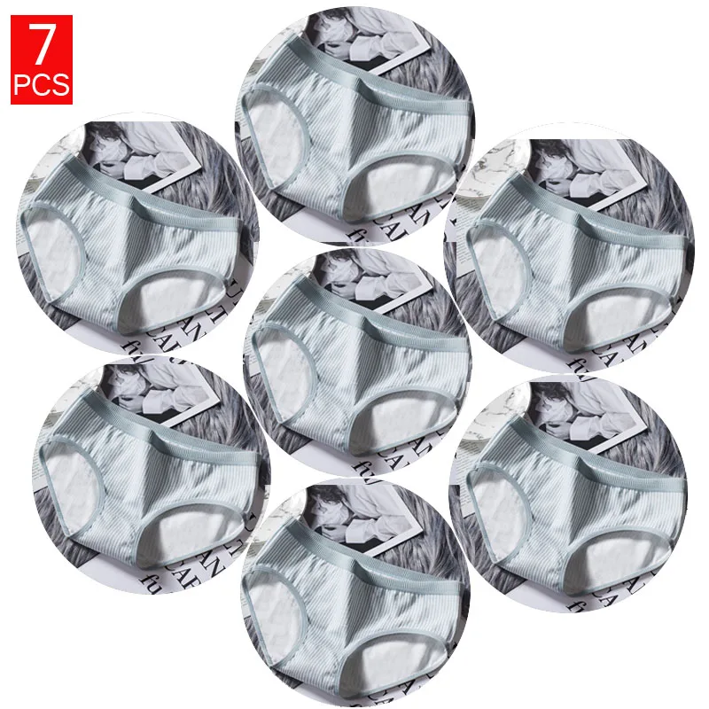A1-ZL-7PCS 7 шт./компл. низкая кружева женские трусики из хлопка Нижнее белье для женщин; Большие размеры брюки Трусики для девочек трусики трусы с низкой посадкой бесшовные трусики для женщин - Цвет: A1-ZL-7PCS
