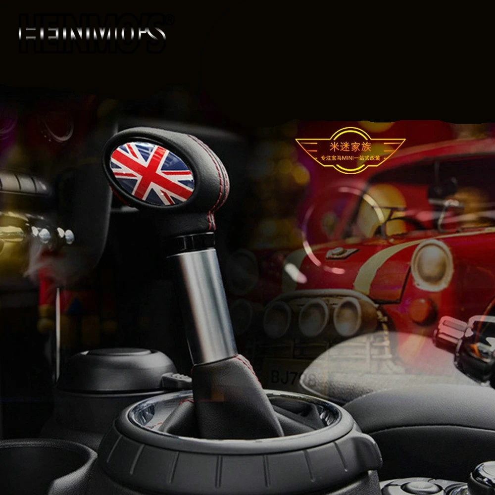 Наклейка на ручку переключения передач для MINI Cooper F56 F55 F54 F60 аксессуары Countryman Clubman