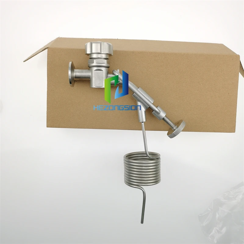 Санитарный клапан для образцов из нержавеющей стали SS316L 1 5 дюйма с тройным