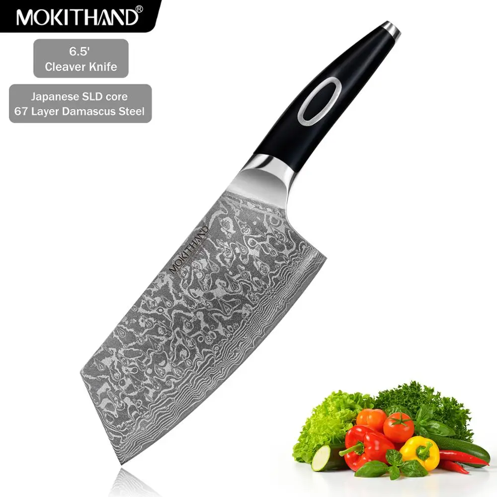 Damascus Steel Kitchen Knife Chinese Cleaver Knives 67 Layer Japanese SLD Core Professional Boning Vegetable Fruit C0oking Knife