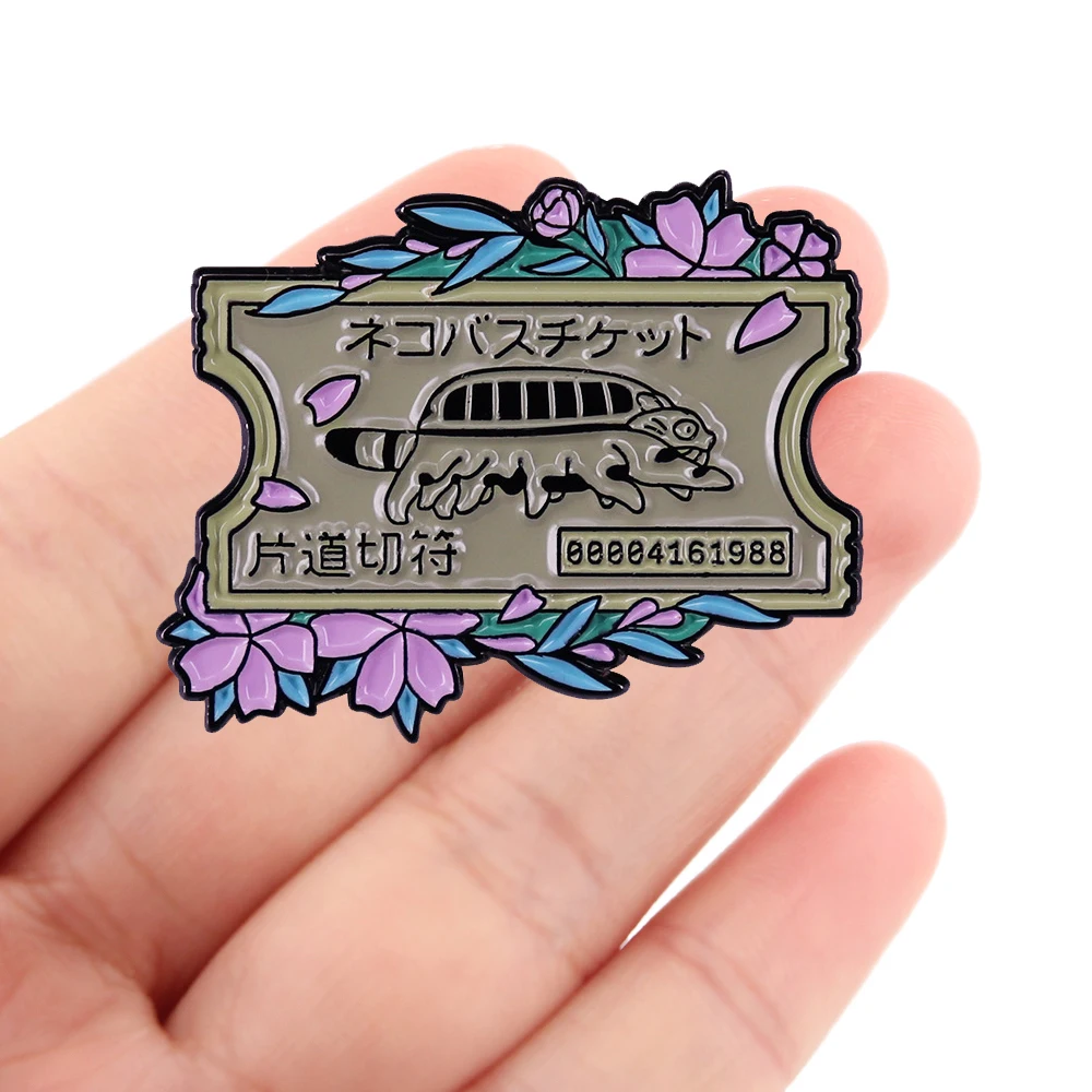 

DZ2422 Japanese Anime Manga Cats Enamel Pins Brooches Woman Men Backpack Bags Badge Fashion Lapel Jewelry Kids Friends Gifts