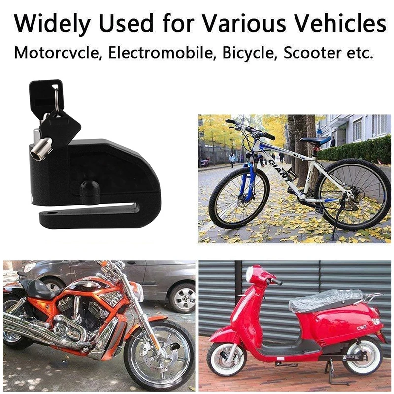 Универсальный замок сигнализации для мотоцикла велосипеда Противоугонный